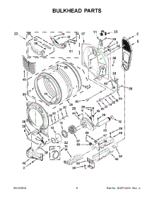 04 - Bulkhead Parts parts for Maytag Dryer MED8100DW0 from AppliancePartsPros.com