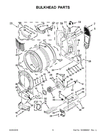 04 - Bulkhead Parts parts for Maytag Dryer MED8150EW0 from AppliancePartsPros.com