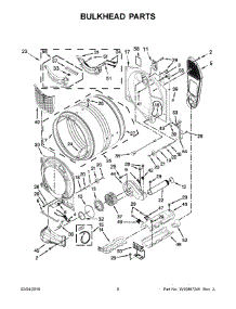04 - Bulkhead Parts parts for Maytag Dryer MED8200FC0 from AppliancePartsPros.com