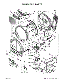 03 - Bulkhead Parts parts for Maytag Dryer MEDB700BW0 from AppliancePartsPros.com