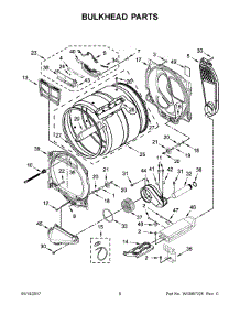04 - Bulkhead Parts parts for Maytag Laundry Center MEDB835DW3 from AppliancePartsPros.com