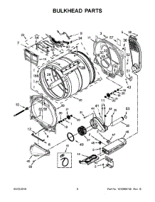 04 - Bulkhead Parts parts for Maytag Laundry Center MEDB855DC3 from AppliancePartsPros.com