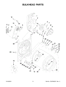 04 - Bulkhead Parts parts for Maytag Dryer MEDC215EW0 from AppliancePartsPros.com
