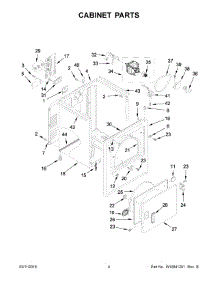 03 - Cabinet Parts parts for Maytag Laundry Center MEDC215EW1 from AppliancePartsPros.com
