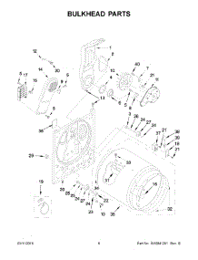 04 - Bulkhead Parts parts for Maytag Laundry Center MEDC215EW1 from AppliancePartsPros.com