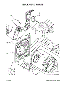 04 - Bulkhead Parts parts for Maytag Laundry Center MEDC400BW1 from AppliancePartsPros.com