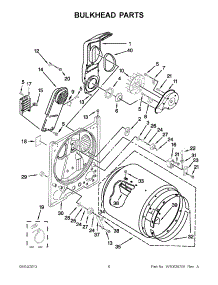 04 - Bulkhead Parts parts for Maytag Dryer MEDX500BW0 from AppliancePartsPros.com
