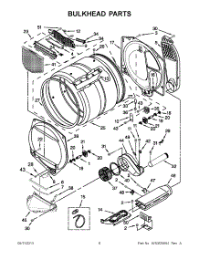 04 - Bulkhead Parts parts for Maytag Dryer MEDX5SPAW1 from AppliancePartsPros.com