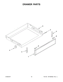 06 - Drawer Parts parts for Maytag Range MER6600FB0 from AppliancePartsPros.com