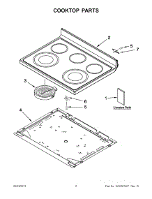 02 - Cooktop Parts parts for Maytag Range MER7685BS0 from AppliancePartsPros.com