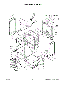 05 - Chassis Parts parts for Maytag Range MER7685BS0 from AppliancePartsPros.com