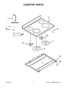 02 - Cooktop Parts parts for Maytag Range MER8600DE0 from AppliancePartsPros.com