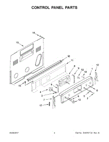 03 - Control Panel Parts parts for Maytag Range MER8700DB1 from AppliancePartsPros.com