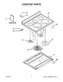 02 - Cooktop Parts parts for Maytag Range MER8700DE0 from AppliancePartsPros.com