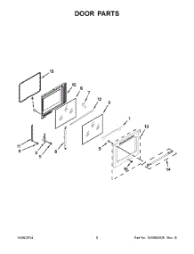 05 - Door Parts parts for Maytag Range MER8700DW0 from AppliancePartsPros.com