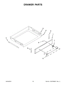 06 - Drawer Parts parts for Maytag Range MER8800DH1 from AppliancePartsPros.com