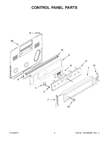 03 - Control Panel Parts parts for Maytag Range MER8800FB0 from AppliancePartsPros.com