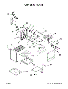 04 - Chassis Parts parts for Maytag Range MER8800FW0 from AppliancePartsPros.com