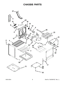 04 - Chassis Parts parts for Maytag Range MER8850DS1 from AppliancePartsPros.com