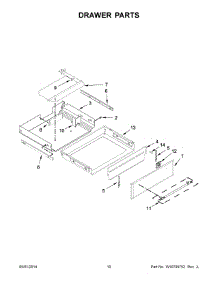 06 - Drawer Parts parts for Maytag Range MER8850DS1 from AppliancePartsPros.com