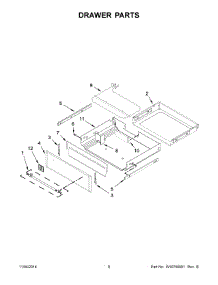 05 - Drawer Parts parts for Maytag Range MES8880DE0 from AppliancePartsPros.com