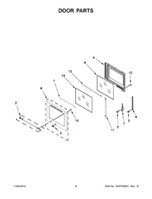 04 - Door Parts parts for Maytag Range MES8880DH0 from AppliancePartsPros.com