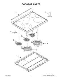 02 - Cooktop Parts parts for Maytag Range MET8720DE02 from AppliancePartsPros.com