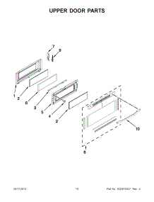 05 - Upper Door Parts parts for Maytag Oven MET8776BS00 from AppliancePartsPros.com