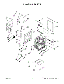 03 - Chassis Parts parts for Maytag Oven MET8776BW00 from AppliancePartsPros.com