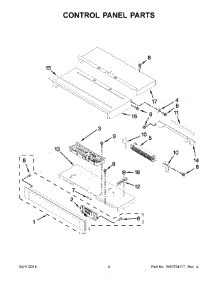 03 - Control Panel Parts parts for Maytag Oven MEW7527DH00 from AppliancePartsPros.com