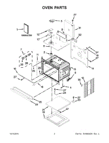 02 - Oven Parts parts for Maytag Oven MEW7527DH01 from AppliancePartsPros.com