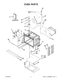 02 - Oven Parts parts for Maytag Oven MEW7530AW02 from AppliancePartsPros.com