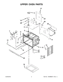 03 - Upper Oven Parts parts for Maytag Oven MEW7627AW02 from AppliancePartsPros.com