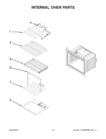 07 - Internal Oven Parts parts for Maytag Oven MEW7627DE00 from AppliancePartsPros.com