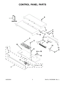 02 - Control Panel Parts parts for Maytag Oven MEW7627DH00 from AppliancePartsPros.com