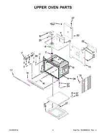 03 - Upper Oven Parts parts for Maytag Oven MEW7630AS02 from AppliancePartsPros.com