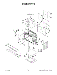 03 - Oven Parts parts for Maytag Oven MEW7630DE01 from AppliancePartsPros.com