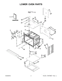 02 - Lower Oven Parts parts for Maytag Oven MEW7630DS00 from AppliancePartsPros.com