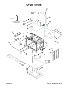 02 - Oven Parts parts for Maytag Oven MEW9527AB02 from AppliancePartsPros.com