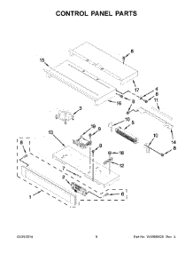 05 - Control Panel Parts parts for Maytag Oven MEW9527AW02 from AppliancePartsPros.com