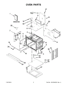 02 - Oven Parts parts for Maytag Wall Oven MEW9527FW01 from AppliancePartsPros.com