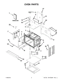 02 - Oven Parts parts for Maytag Wall Oven MEW9527FZ02 from AppliancePartsPros.com