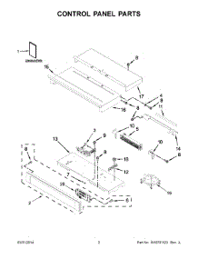 02 - Control Panel Parts parts for Maytag Oven MEW9530AB02 from AppliancePartsPros.com