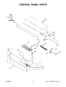 02 - Control Panel Parts parts for Maytag Oven MEW9530DS01 from AppliancePartsPros.com