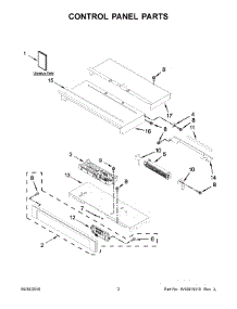 02 - Control Panel Parts parts for Maytag Range MEW9530FW00 from AppliancePartsPros.com