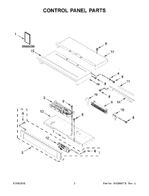 02 - Control Panel Parts parts for Maytag Range MEW9530FZ01 from AppliancePartsPros.com