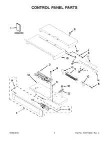 02 - Control Panel Parts parts for Maytag Oven MEW9627DS00 from AppliancePartsPros.com