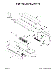 02 - Control Panel Parts parts for Maytag Wall Oven MEW9627FB01 from AppliancePartsPros.com