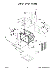 03 - Upper Oven Parts parts for Maytag Oven MEW9630AB02 from AppliancePartsPros.com