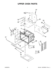03 - Upper Oven Parts parts for Maytag Oven MEW9630DS00 from AppliancePartsPros.com